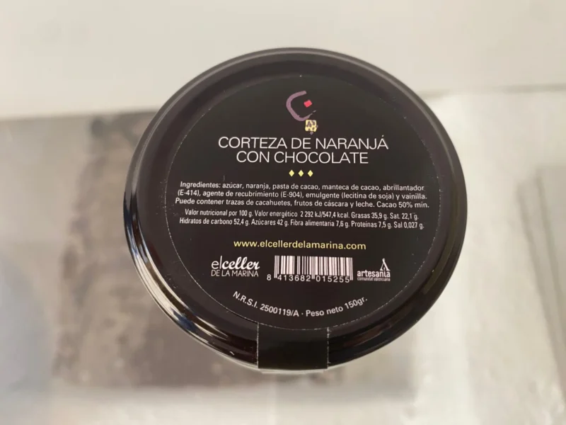 Corteza de Naranja con Chocolate