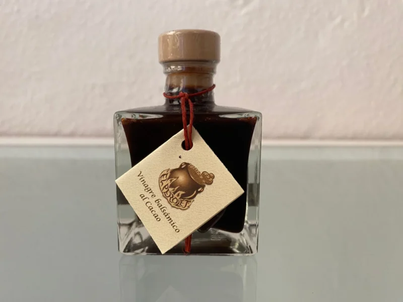 Vinagre pequeño balsámico al Cacao